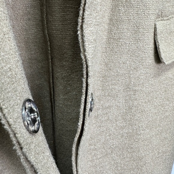 Harris Wharf London Women's Pressed Wool Coat Single Breasted Unlined Size S - Picture 5 of 12